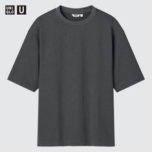 UNIQLO airism t-shirt in dark gray